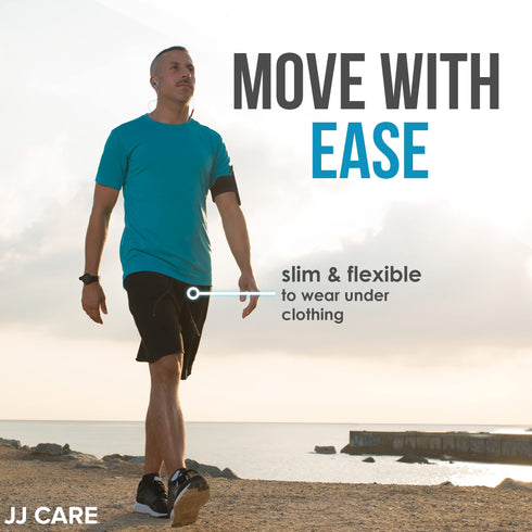 JJ CARE Hernia Belt for Men with 2 Removable Compression Pads - Hernia Belt Truss for Single or Double Inguinal Sports | Pain Relief Recovery Strap - Hernia Support Brace with Adjustable Waist Strap